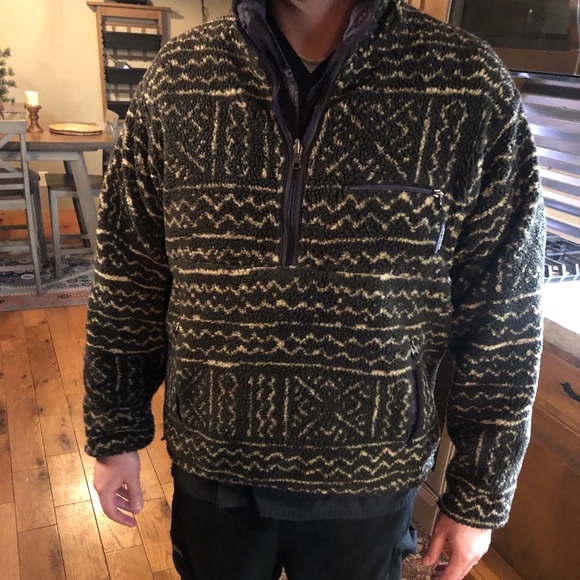 Vtg Patagonia Glissade Pullover Fleece 